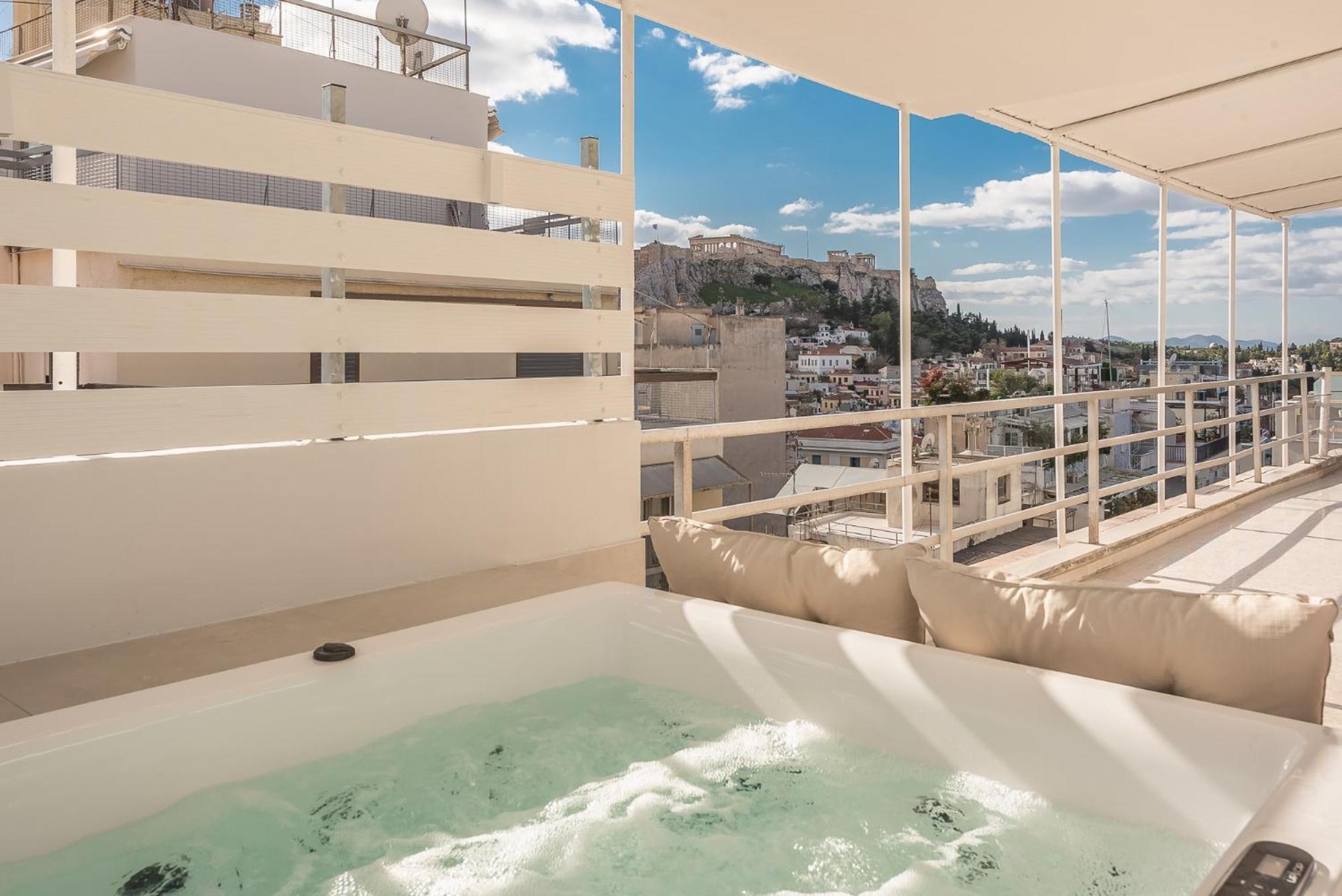 Syntagma Spa With Acropolis View Athens Exterior photo